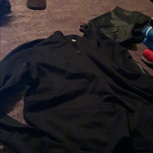 All black Jordan 1/4 zip